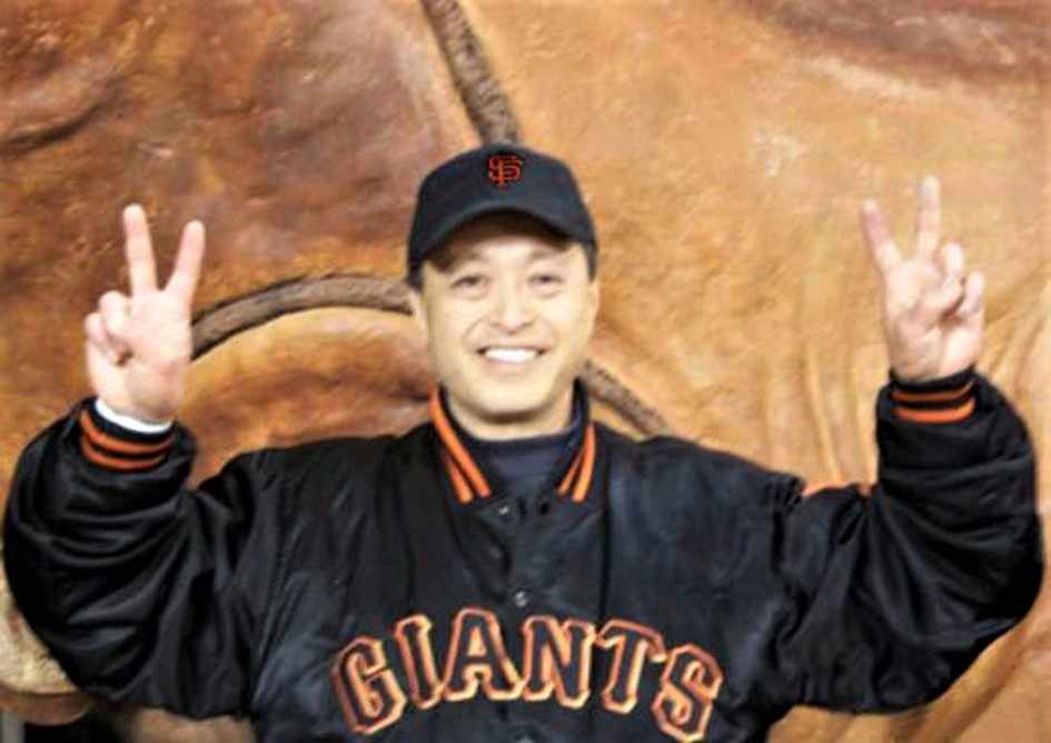 Ben at Candlestick
                          Park, S.F.